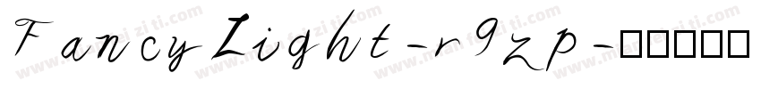FancyLight-r9zp字体转换