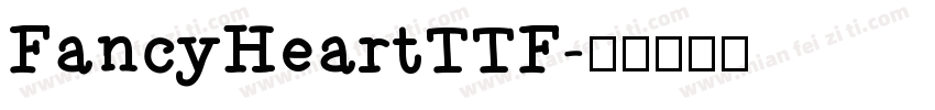 FancyHeartTTF字体转换