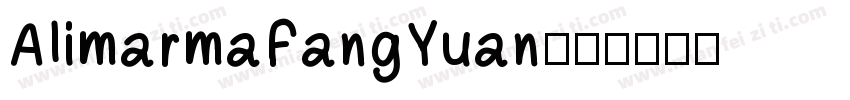 AlimarmaFangYuan字体转换