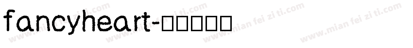 fancyheart字体转换