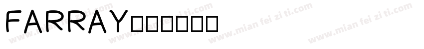FARRAY字体转换