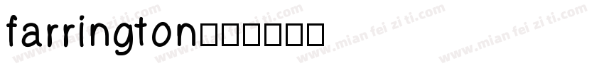 farrington字体转换