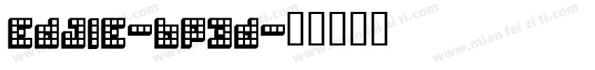 Edjie-BP3d字体转换