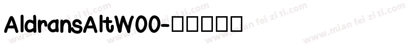 AldransAltW00字体转换