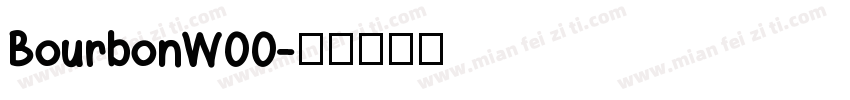 BourbonW00字体转换
