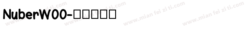 NuberW00字体转换