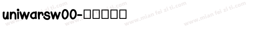 uniwarsw00字体转换