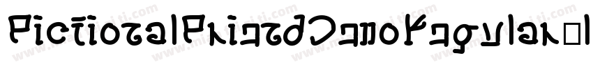 FictionalFriendDemoRegular-l2Ed字体转换