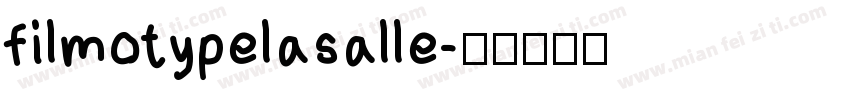 filmotypelasalle字体转换