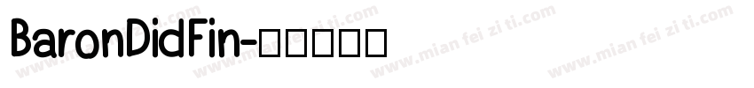 BaronDidFin字体转换