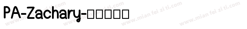 PA-Zachary字体转换