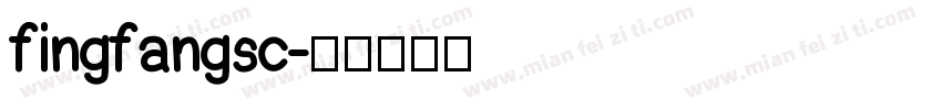 fingfangsc字体转换