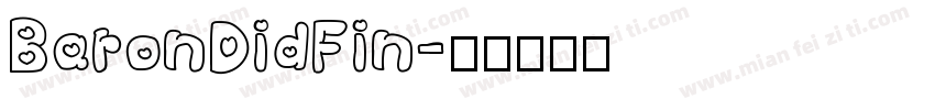 BaronDidFin字体转换
