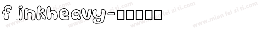 finkheavy字体转换
