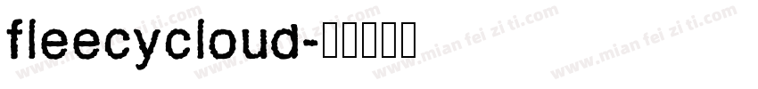 fleecycloud字体转换