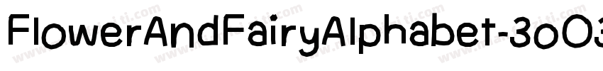 FlowerAndFairyAlphabet-3oO3字体转换
