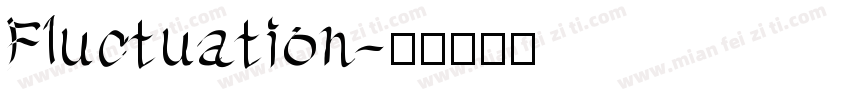 Fluctuation字体转换