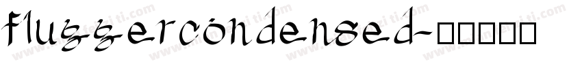 fluggercondensed字体转换