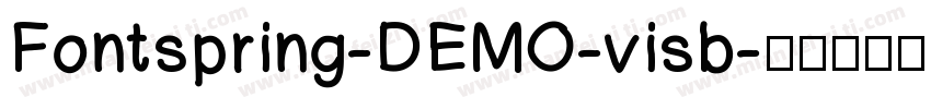 Fontspring-DEMO-visb字体转换