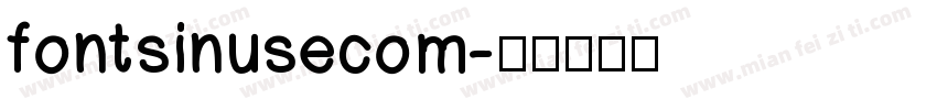 fontsinusecom字体转换
