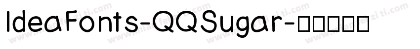 IdeaFonts-QQSugar字体转换