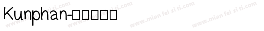 Kunphan字体转换