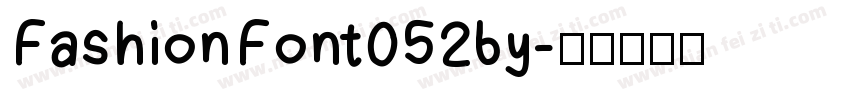 FashionFont052by字体转换