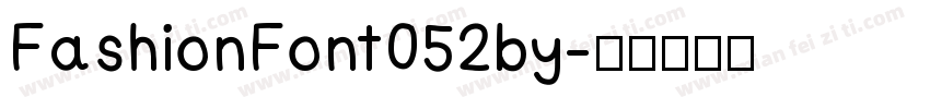 FashionFont052by字体转换