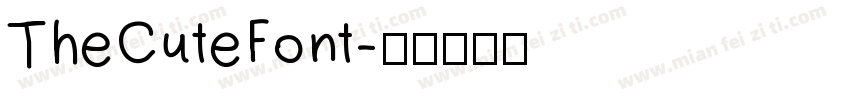 TheCuteFont字体转换
