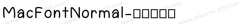 MacFontNormal字体转换