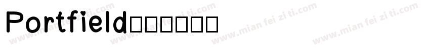 Portfield字体转换