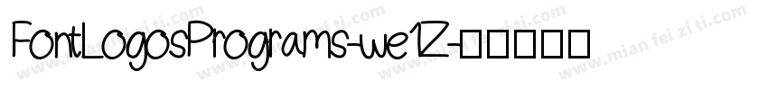 FontLogosPrograms-we1Z字体转换