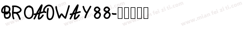 BROADWAY88字体转换