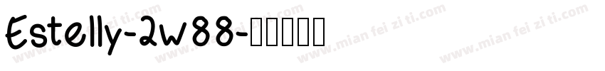 Estelly-2w88字体转换
