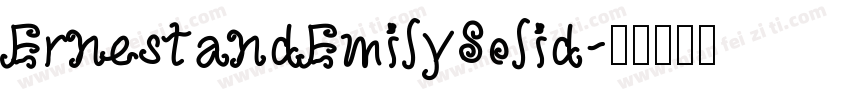 ErnestandEmilySolid字体转换