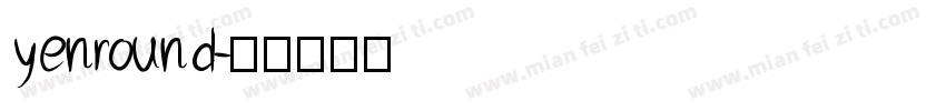 yenround字体转换