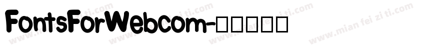 FontsForWebcom字体转换