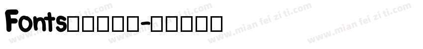 Fonts航天遨游体字体转换