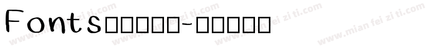 Fonts航天遨游体字体转换