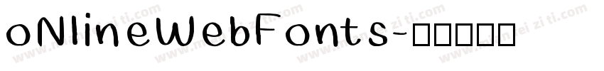 oNlineWebFonts字体转换