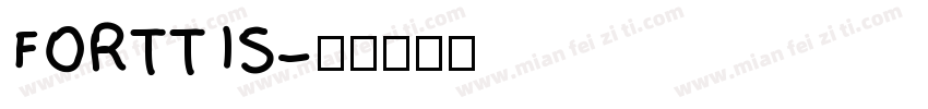 FORTTIS字体转换