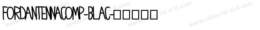 FORDANTENNACOMP-BLAC字体转换