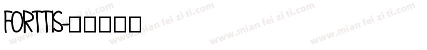 FORTTIS字体转换