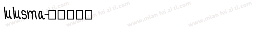lulusma字体转换