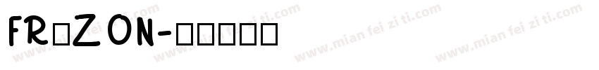 FRⅠZON字体转换