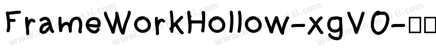 FrameWorkHollow-xgVO字体转换