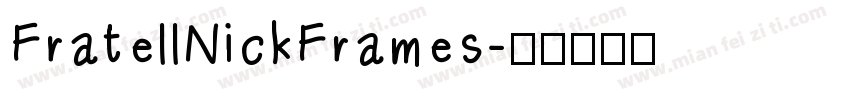FratellNickFrames字体转换
