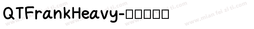 QTFrankHeavy字体转换