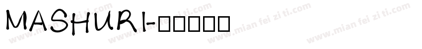 MASHURI字体转换