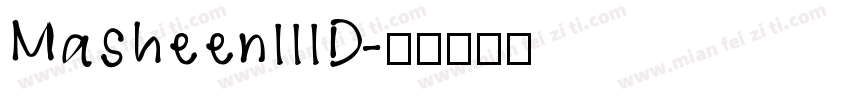 MasheenIIID字体转换